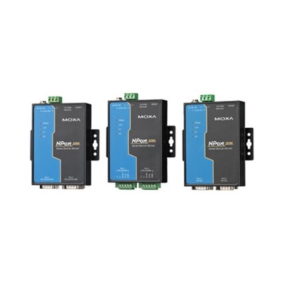 Moxa Group - NPORT 5250A - 2 Port RS232/422/485, RJ45 Serial Device Server