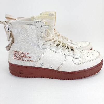 Nike SF Air Force 1 AFI Mid ''Red Ivory'' 917753-100 Men's 8.5