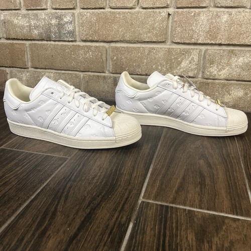 adidas★SUPERSTAR★兼用★ホワイト×ベージュ系 ベージュ系 adidas SUPERSTAR(アディダス スーパースター