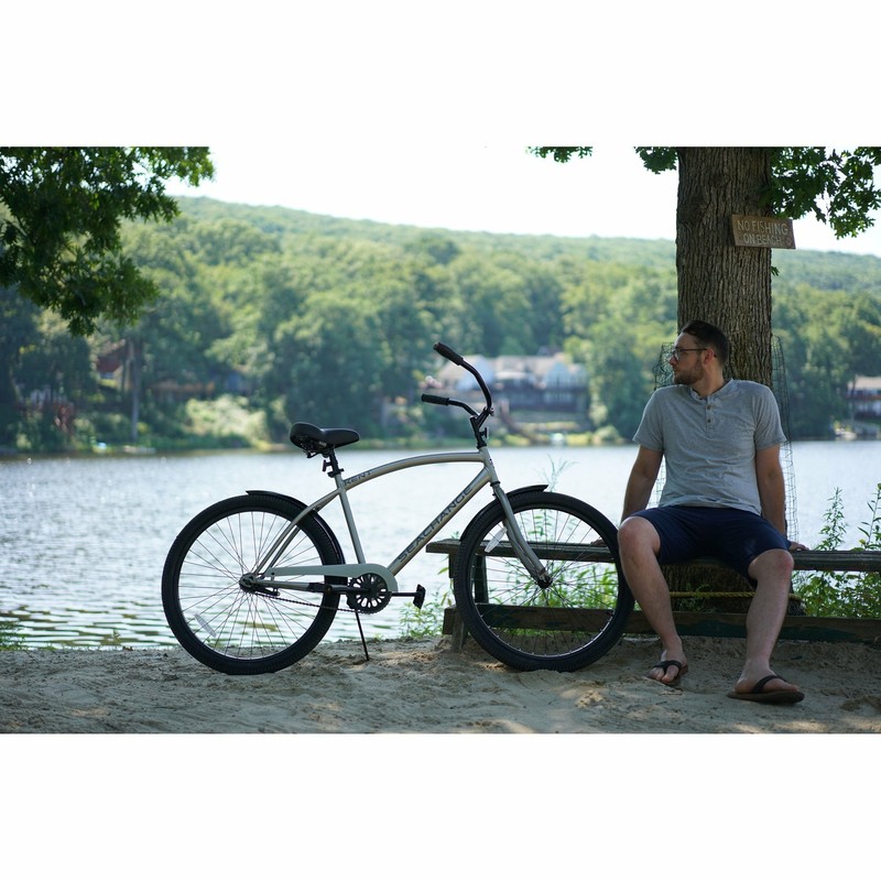 Men's Classic Beach Cruiser Bike Comfort Bicycle Ride Outdoor 26 Inch Seachange