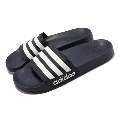

Adidas Adilette Shower Черно-белые мужские сандалии без шнуровки Тапочки GZ5920, Черный, Adilette Shower
