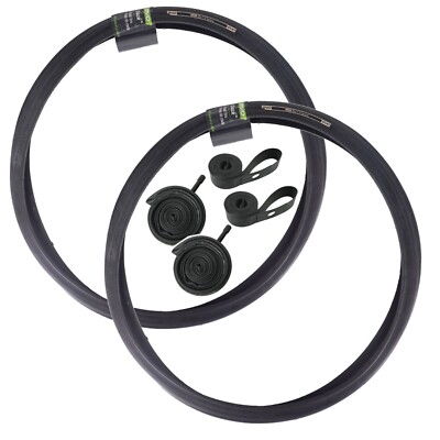 Vee Evo Tire 26''x1-3/8 Bike Classic Skin or Blackwall Tires+Tubes+Rim Strips Kit