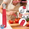 5 Pcs Tomato Corer Tool Strawberry Huller Stem Remover, Handle with hole, Stainless Steel, Fruit Corer Tool for Tomato Strawberry