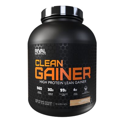Rivalus Nutrition Clean Gainer - Cinnamon Toast Cereal 5lbs