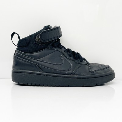 

Черные баскетбольные кроссовки Nike Boys Court Borough Mid 2 CD7782-001, размер 3,5 года, Черный, Court Borough Mid 2