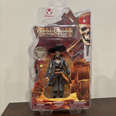 Pirates of The Caribbean At World's End Captain Barbossa Action Figure Disney