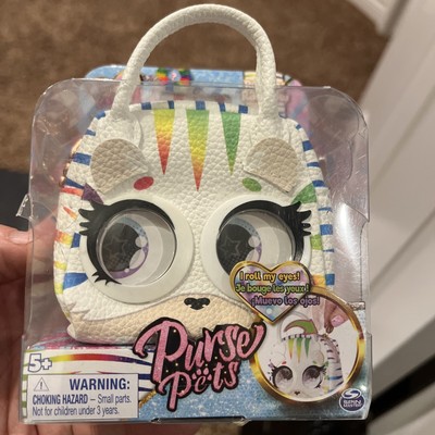 Purse Pets Micros, Roarin  Rainbow Tiger Stylish Small Purse Eyes NEW