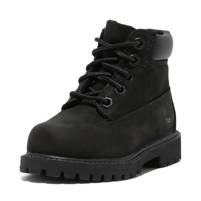 Timberland Toddler Premium 6 Inch Lace Up Waterproof Boot, Bla...