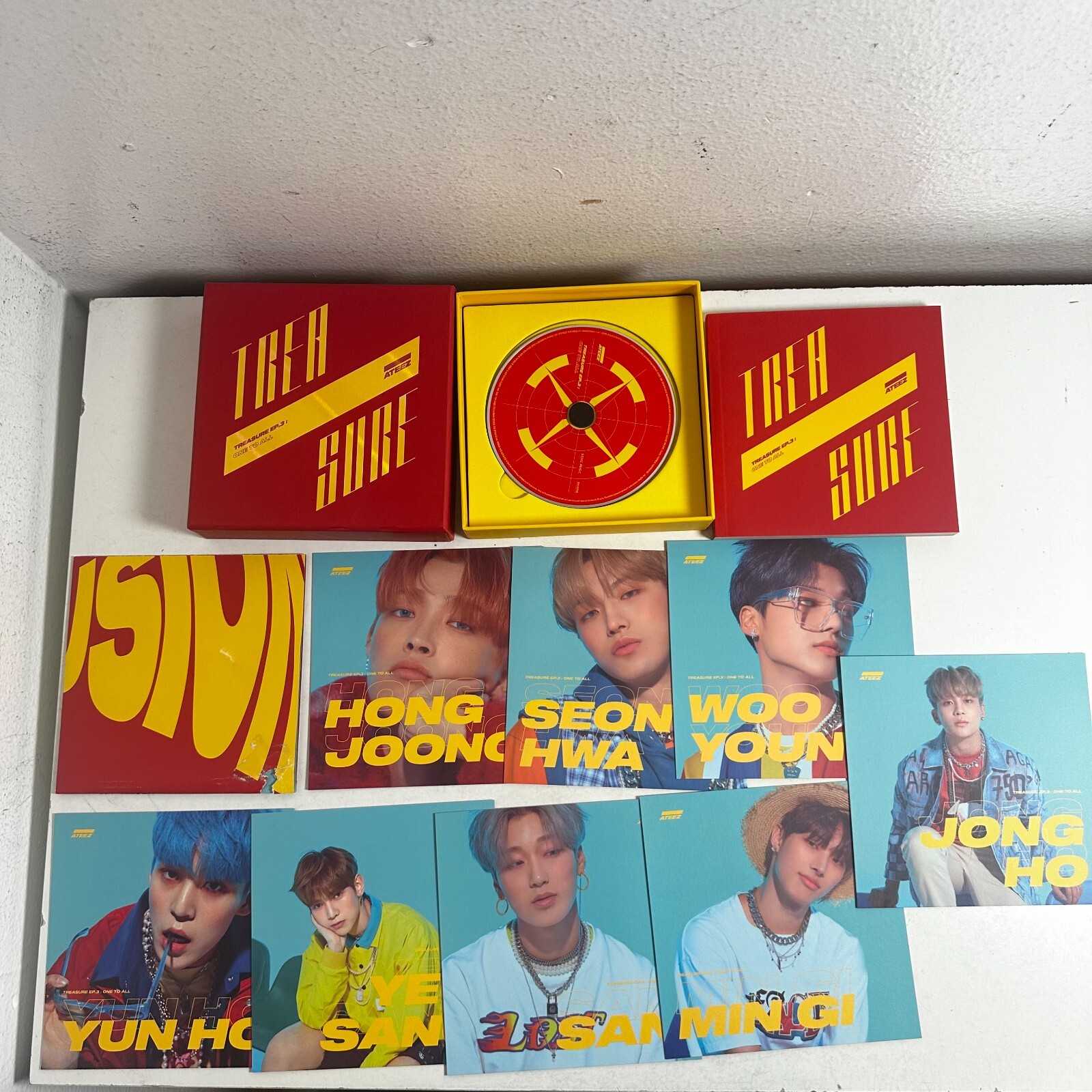 K-POP+アジア TREASURE EP.3: ONE TO ALL (3RD MINI ALBUM) [CD] ATEEZ 3rd Mini Album - Treasure EP.3 : One To All [ WAVE Ver