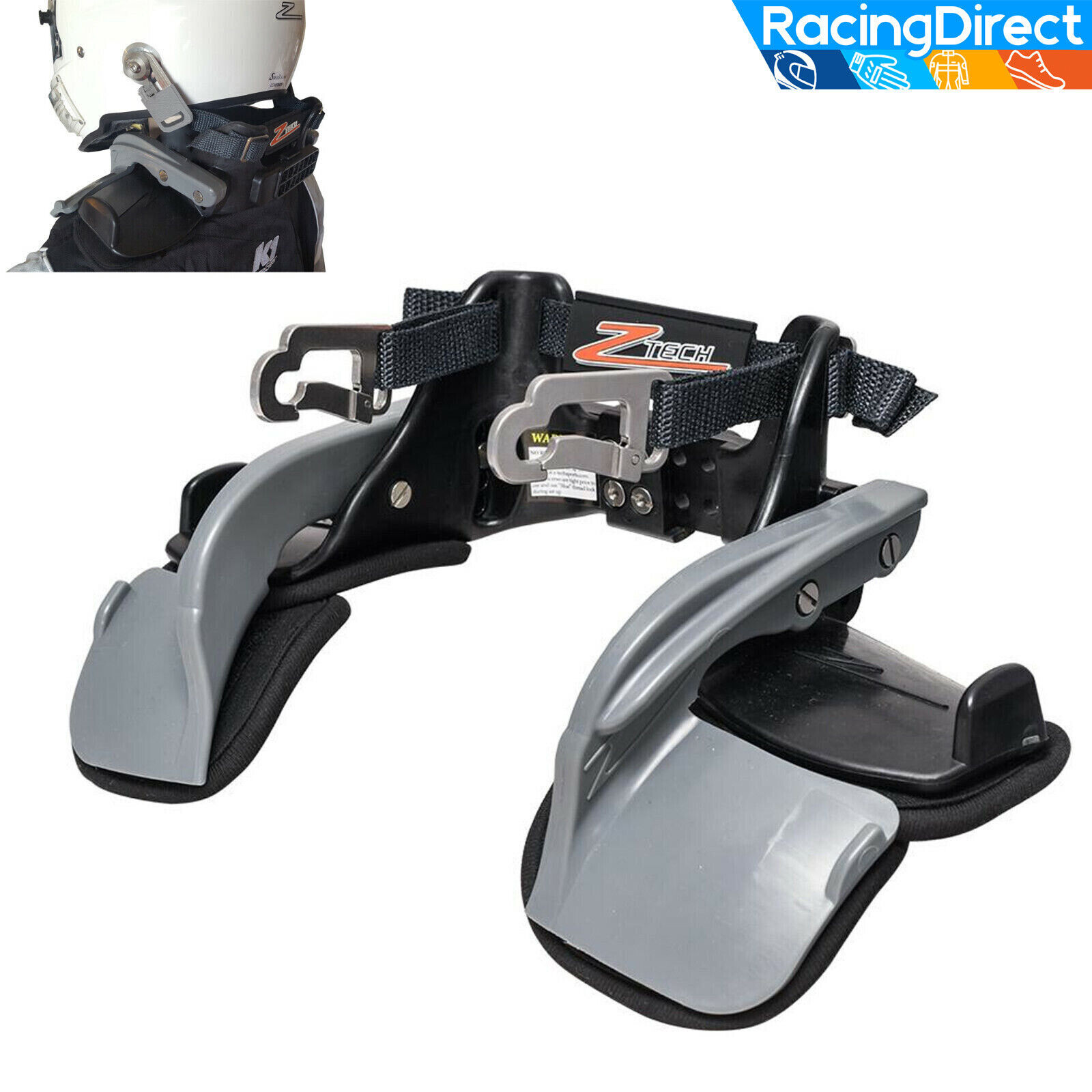 ZAMP- Z-Tech Series 2A SFI 38.1 Racing hans style Head and ZAMP- Z-Tech Series 2A SFI 38.1 Racing hans style Head and