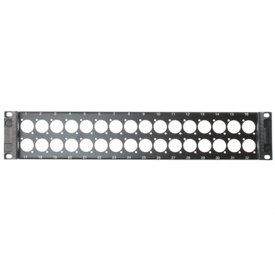 HUBBELL PAV32 1RU ISTATION 32-PORT UNLOADED PRO-AV PANEL MOUNT PATCH PANEL
