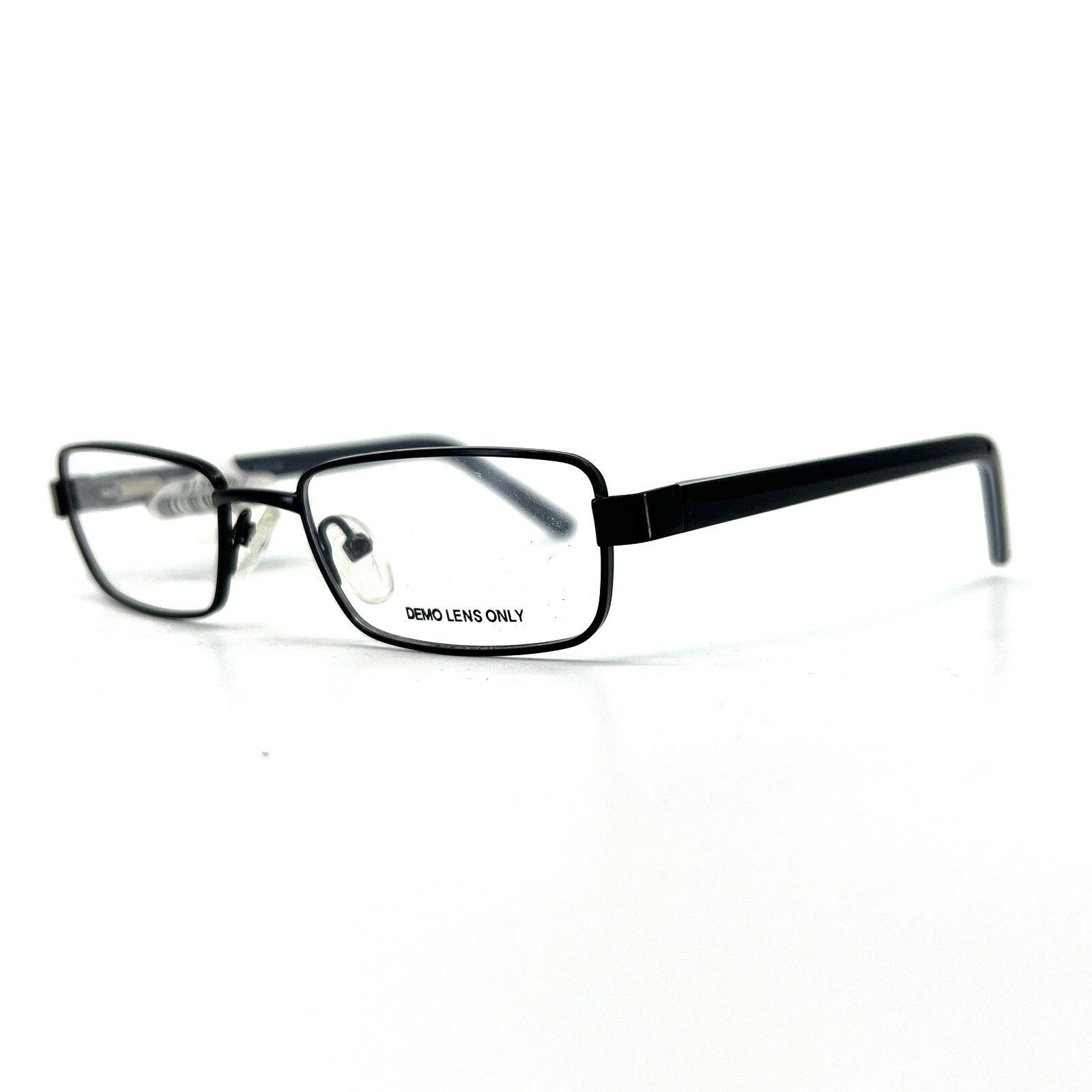 KM8000 BK Rectangular Kids Black metal Eyeglasses Frames 46-17-130