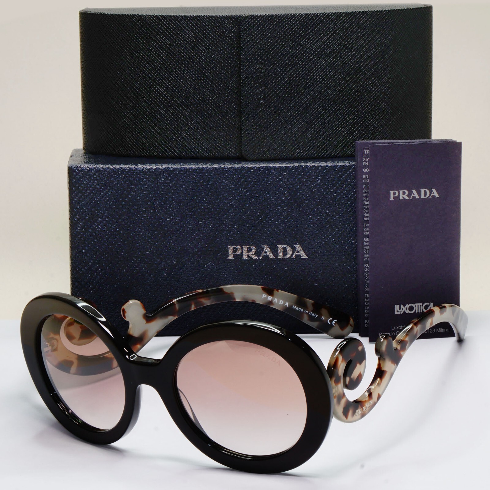 PRADA プラダ SPR27L 57□17 ZXS-4V1 135 2N サングラス kn2434