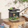 ERAARK 1.5 Gallon Betta Fish Tank Aquarium kit with Filter LED Light, Water Pump, Fish Tank Starter Kits, Fish Bowl