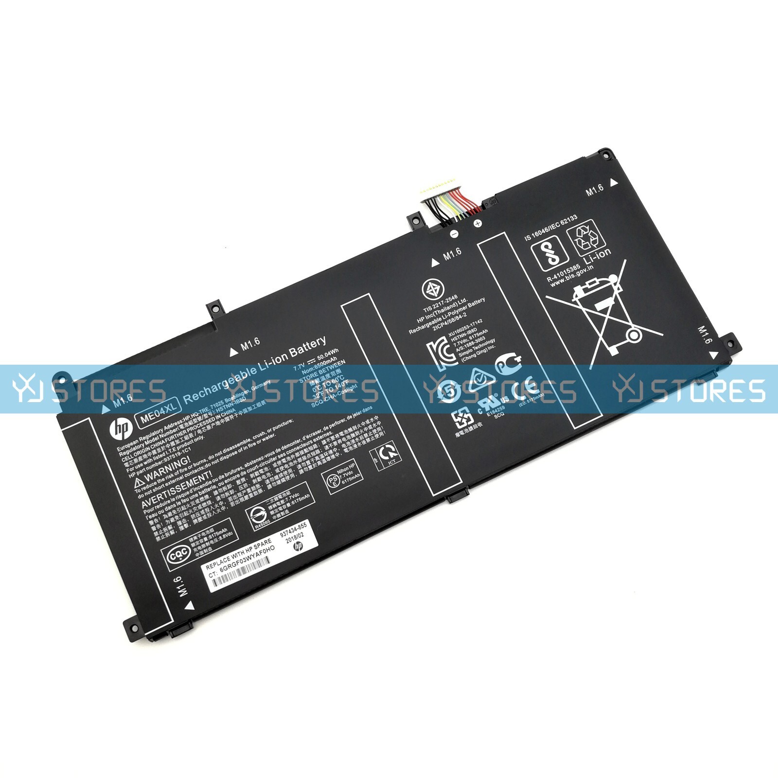 Genuine ME04XL ME04050XL Battery for HP Elite X2 1013 G3