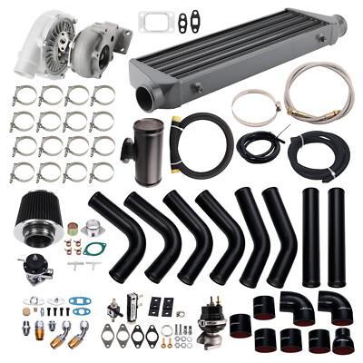 T3 T04E Turbo Kit + Intercooler + Piping+ Wastegate for BMW 328i 325I E36 E46