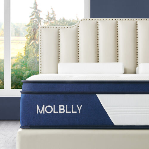 12 inch Queen Size Plush Hybrid Memory Foam Mattress,Spring Mattress In A Box