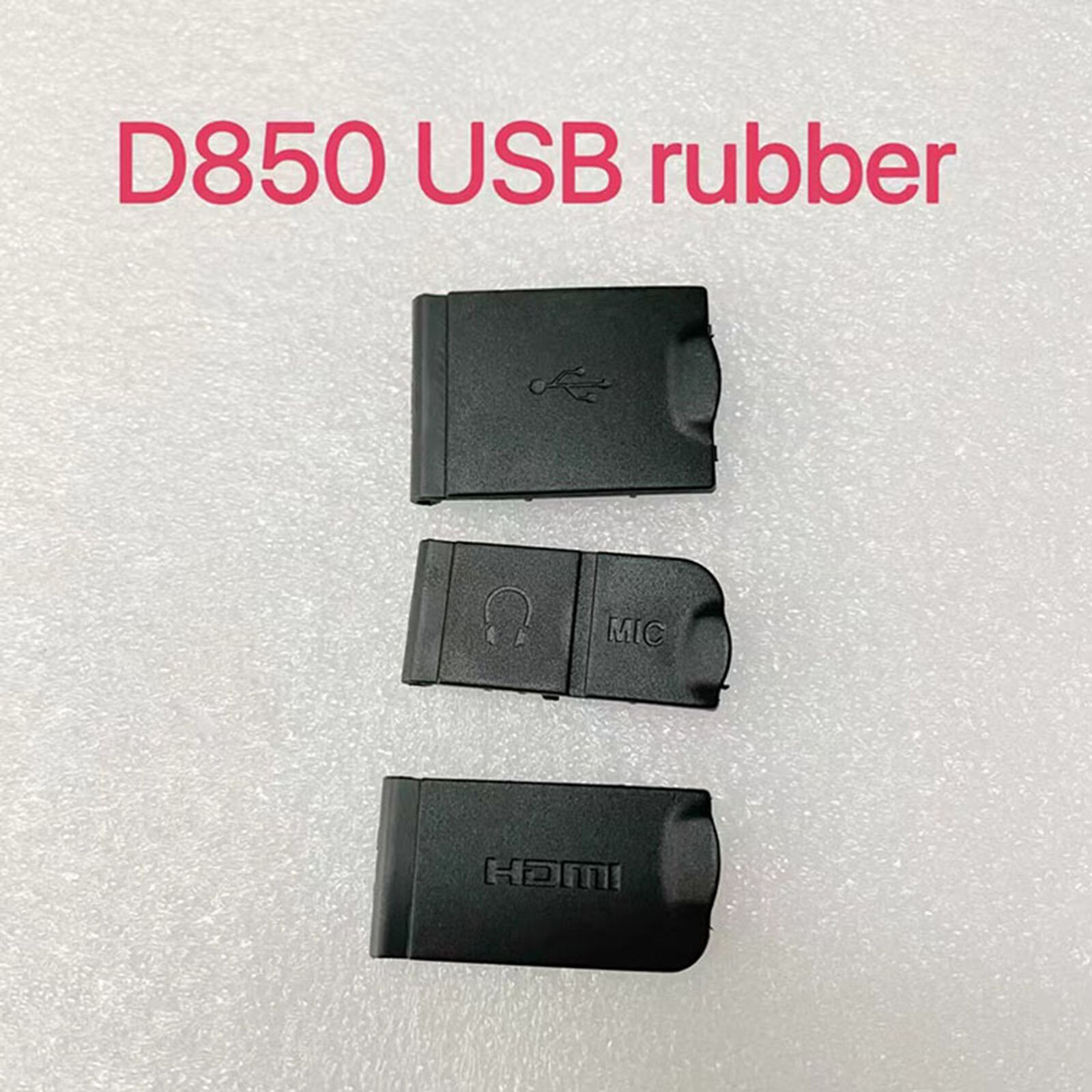Side Cover Rubber Cover 3PCS Replacement Cover Fit for Nikon