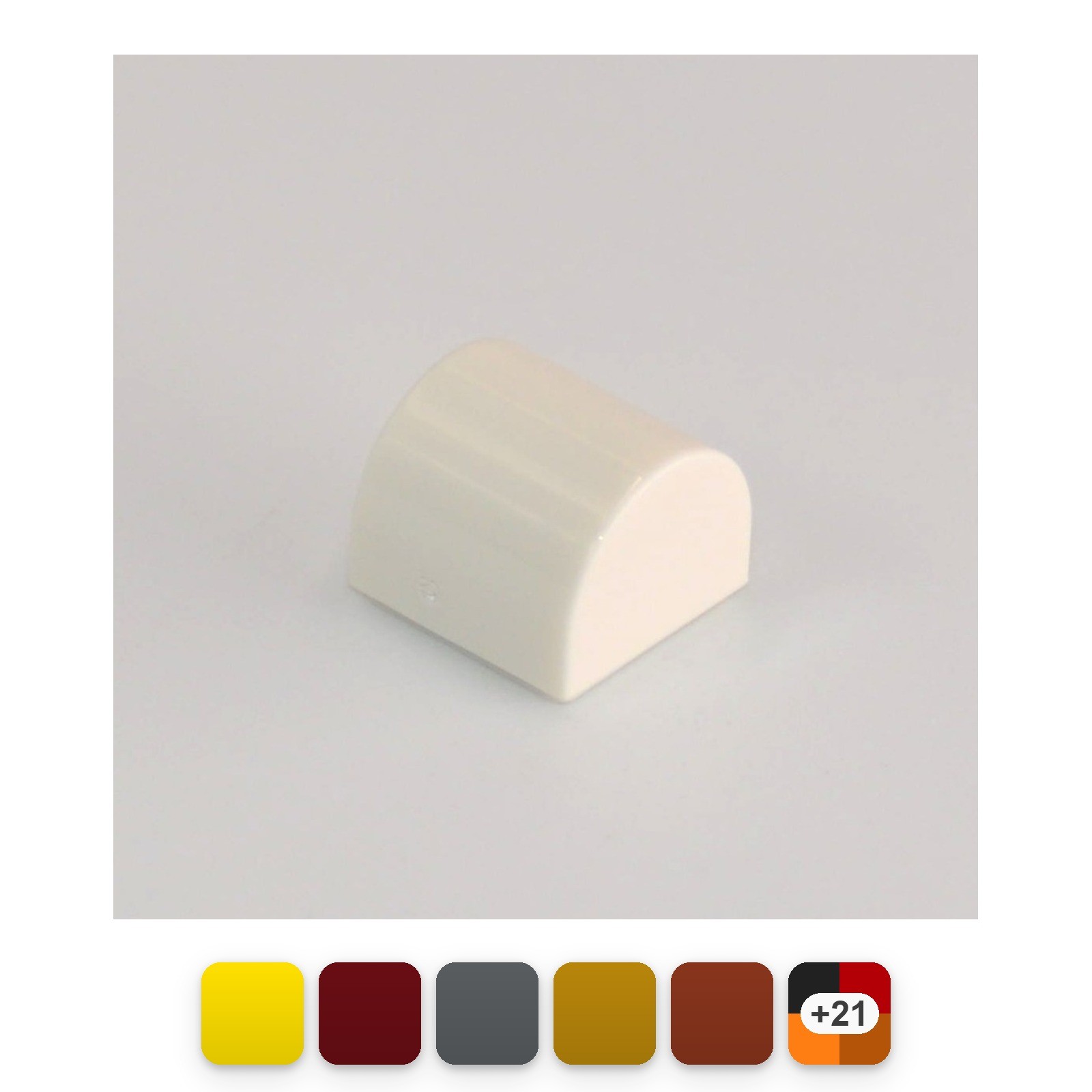 10x LEGO Stein modifiziert 1 x 1 x 2/3 ohne Noppen…