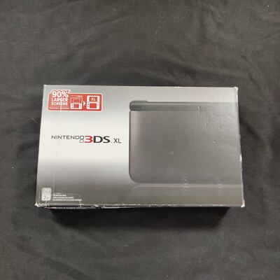 N3DSC - Nintendo 3DS XL Gray/Black Console HAS CRACKS WORKS!!!