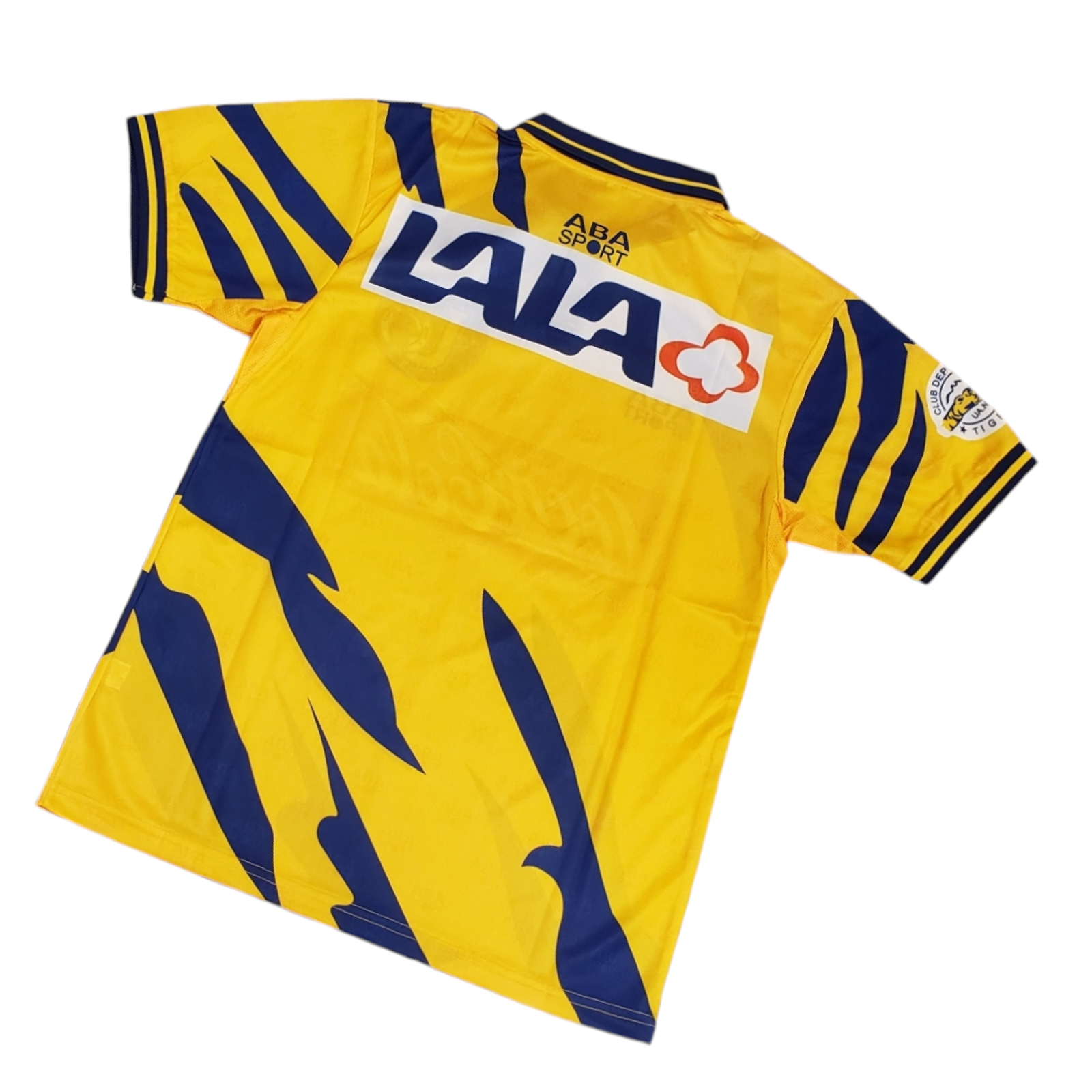 XXL Jersey  Vintage TIGRES UANL HOME  Season 1995/1996  - Yellow - ABA SPORT