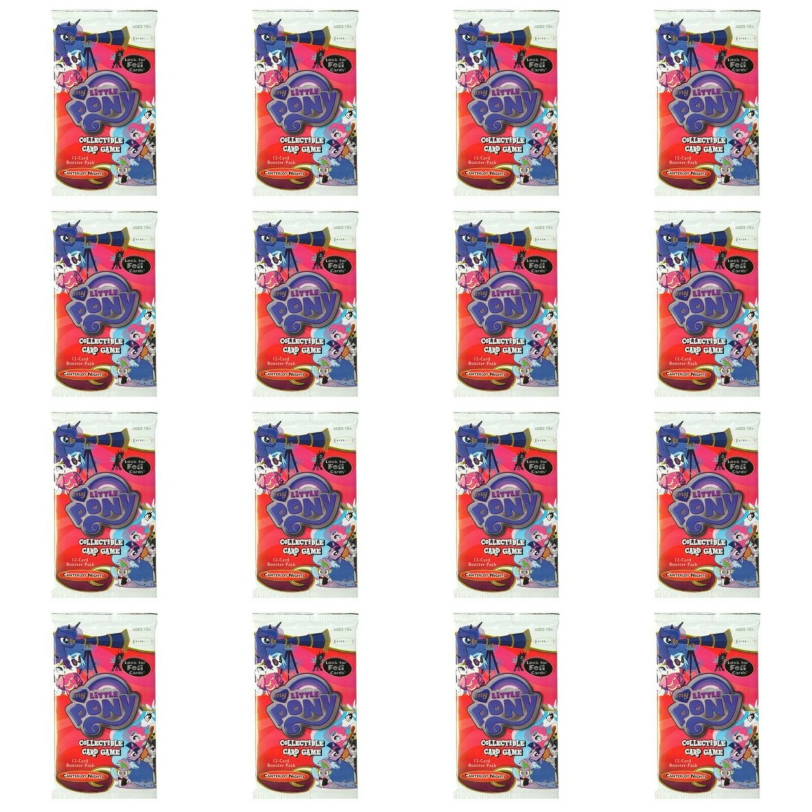 80 My Little Pony Canterlot Nights Booster Packs Collectible Card Game TCG
