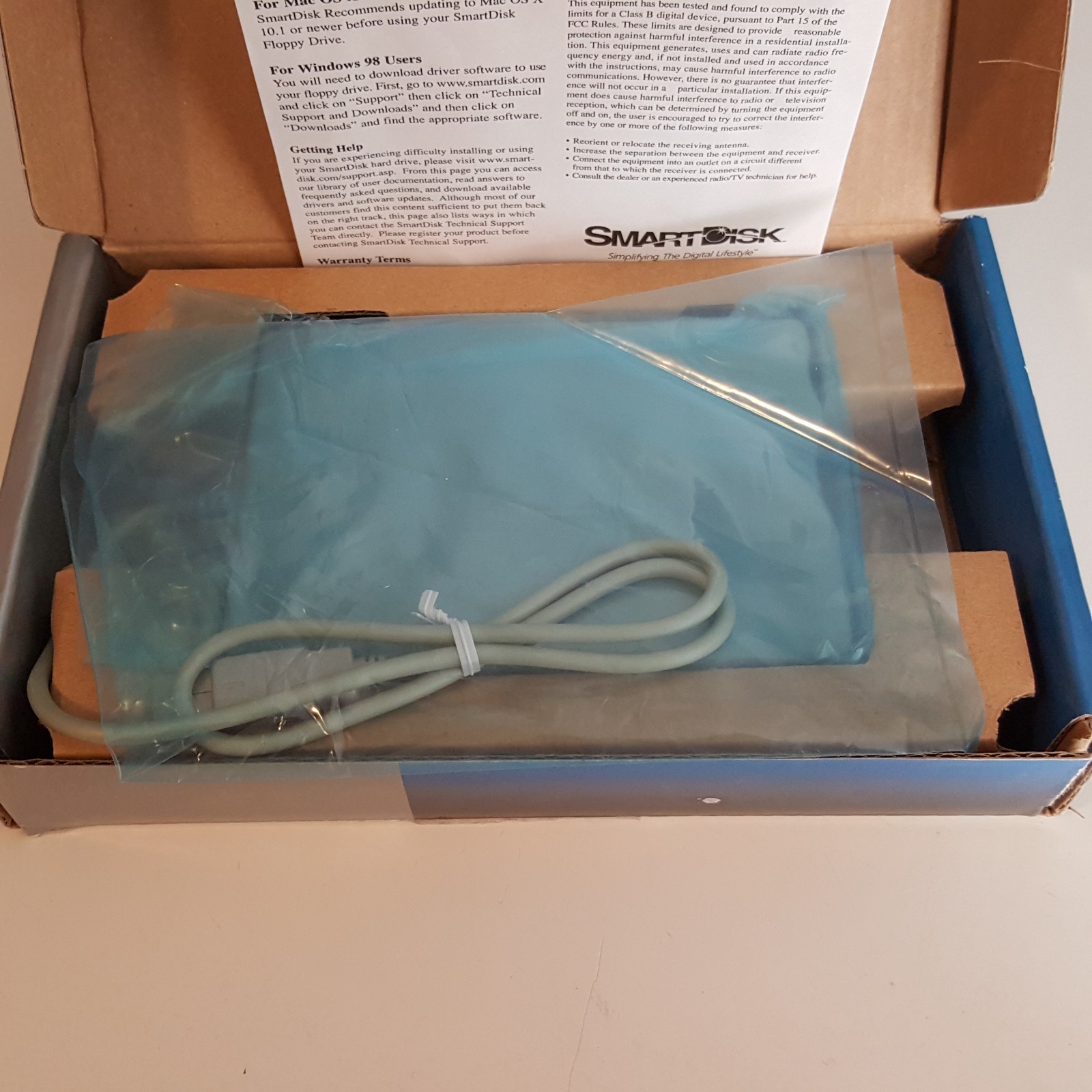 Smartdisk High Speed  2X Floppy Drive Usb Powered For 1.44 MB Floppy Disk