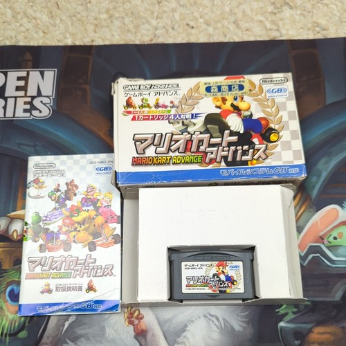Mario Kart Super Circuit Japan Version Gameboy Advance GBA