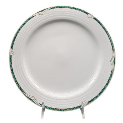 Set of 7 Noritake Contemporary Fine China ARTIC GREEN 4090 10.5