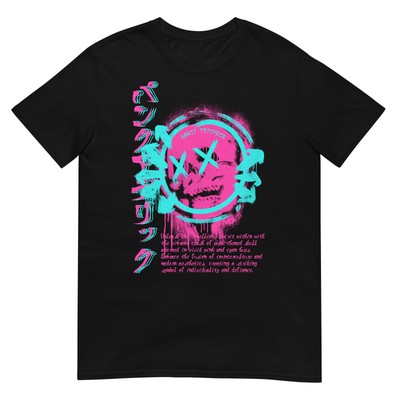 Skull Graffiti Punk Shirt - Japanese Street Punk Fashion, Crust Punk Clothing