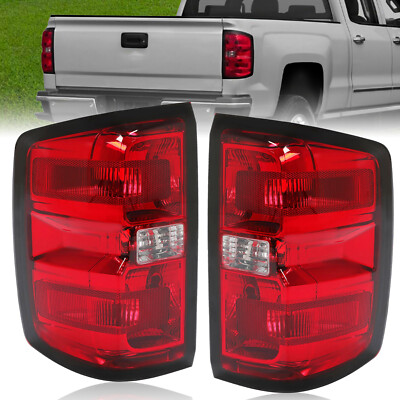 Rear Tail Lights Lamps For Chevy Silverado 1500 2500 3500 2014-2018 #23431875