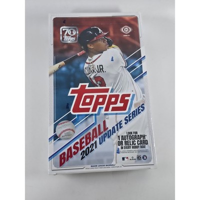 2021 Topps Update Series Baseball Hobby Box Factory Sealed 24 Packs 1 Auto Relic