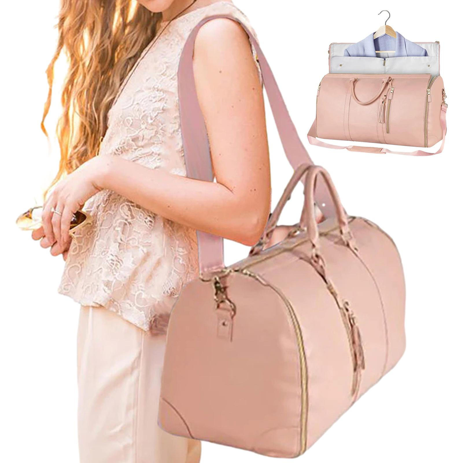Hottie Convertible Garment Duffel Bag for Travel - Foldable Clothing Bag/Handbag