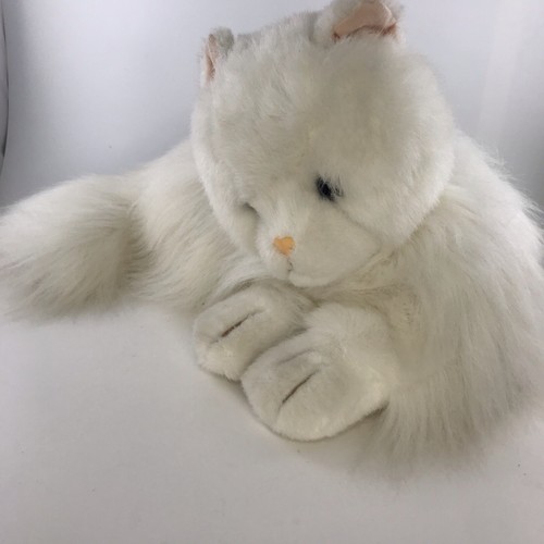Vintage Walmart Plush White Persian Cat 15