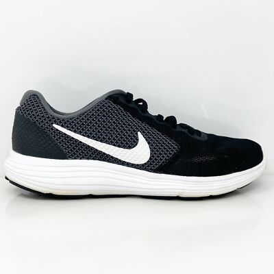 Nike Womens Revolution 3 819303-001 Черные кроссовки для бега Размер 8,5