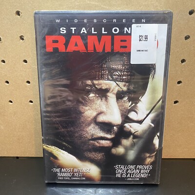 Rambo (DVD, 2008) Sylvester Stallone NEW & SEALED