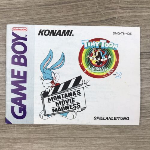 Nintendo GameBoy Spielanleitung • TINY TOON ADVENTURES 2 - Montanas Movie #ML#2
