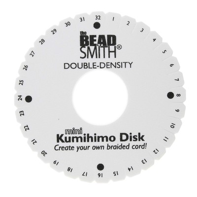 The Beadsmith Round Kumihimo Disk 4.25 inch Diameter 0.75  20mm Thick Double ...