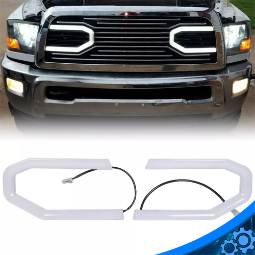 Левая и правая пара светодиодных фонарей для Dodge Ram 2500 3500 10-18 С большой решеткой радиатора