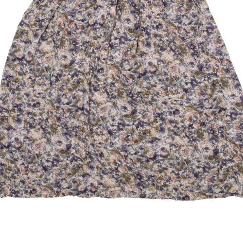 ARTHUR MAX Long Peasant Skirt Purple Floral Womens UK 12 - Picture 6 of 6