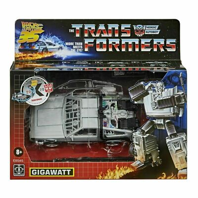 Back To The Future DeLorean Gigawatt Transformers 14 cm Action Figur Hasbro