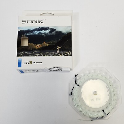 Sonik SK3 Floating Fishing Fly Line - 27 Yards - WF4 - Blue