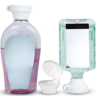 Home and Bathroom Bottle Emptying Cap - Convenient Flip Top Design to Empty P...