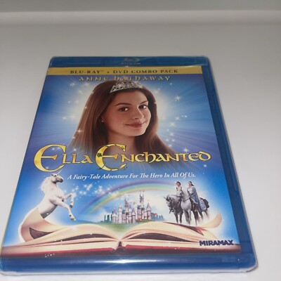 Ella Enchanted (Blu-ray/DVD, 2012, 2-Disc Set) - Brand New Sealed