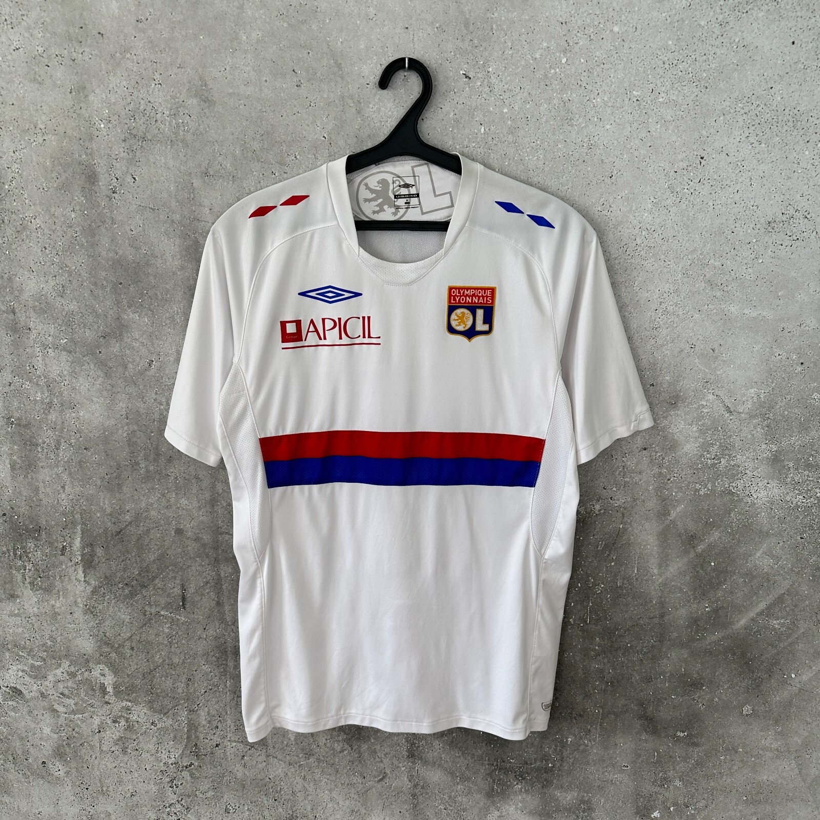 OLYMPIQUE LYONNAIS 2009 2010 HOME FOOTBALL SHIRT UMBRO LYON