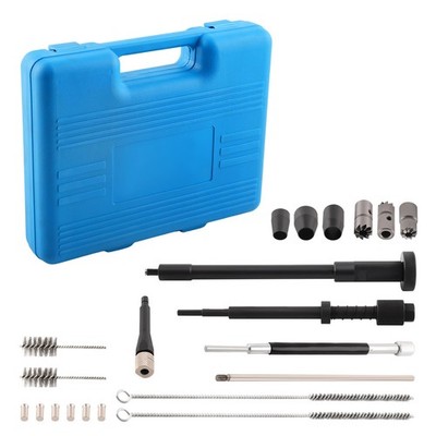 Universal Injector Sealing Seat Cleaning Set & Injector Seat Shaft Cleaning Kit