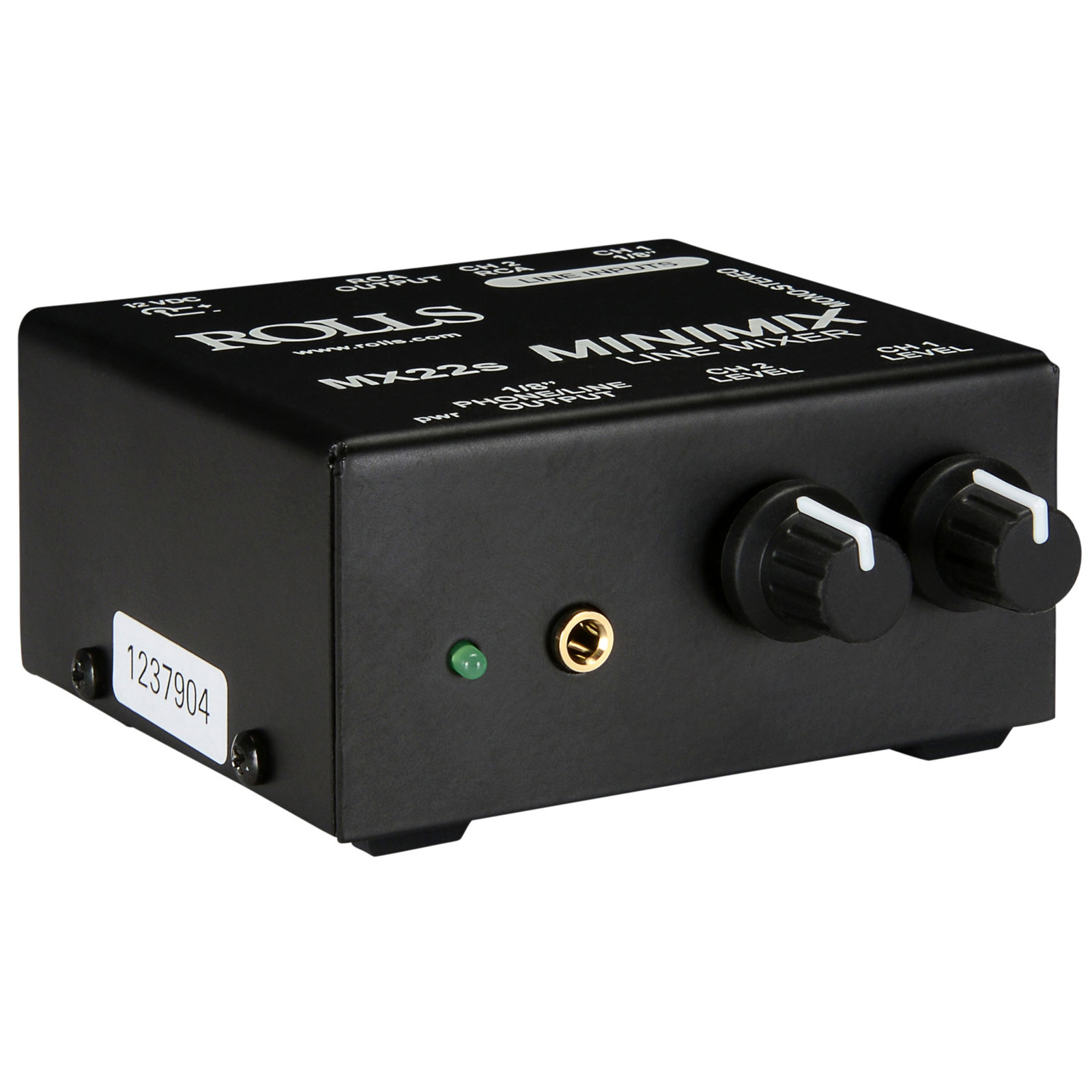 Rolls MX22s MiniMix 2 Channel 3.5mm and RCA Mini Line Mixer