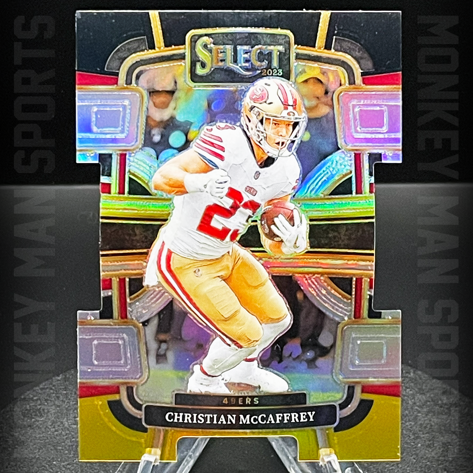 2023 Select - Christian McCaffrey - #88 SILVER PRIZM DIE-CUT 49ERS MINT