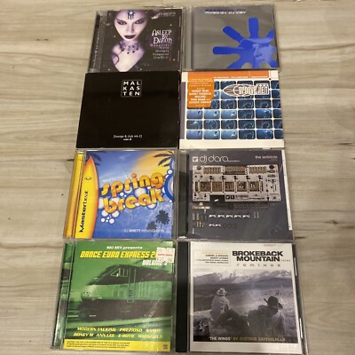 HUGE Electronic & Dance CD LOT ASLEEP BY DAWN DJ Icey Malkasten DJ Dara Gustavo