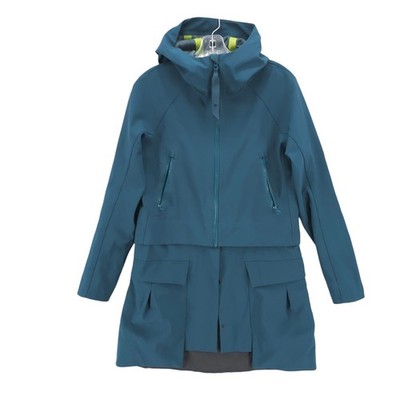 LULULEMON Rain or Shine Jacket Alberta Lake Teal Blue Water Resistant Size 6